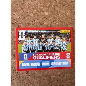 Panini FIFA World Cup 2026 Qualifiers Argentina Team Sticker ARG 13 Messi